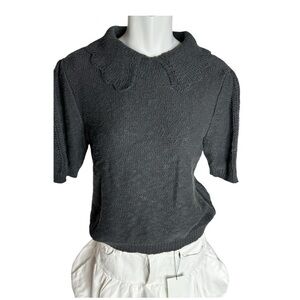 Universal Thread 100% Cotton Bubble
Sleeve Knit Sweater